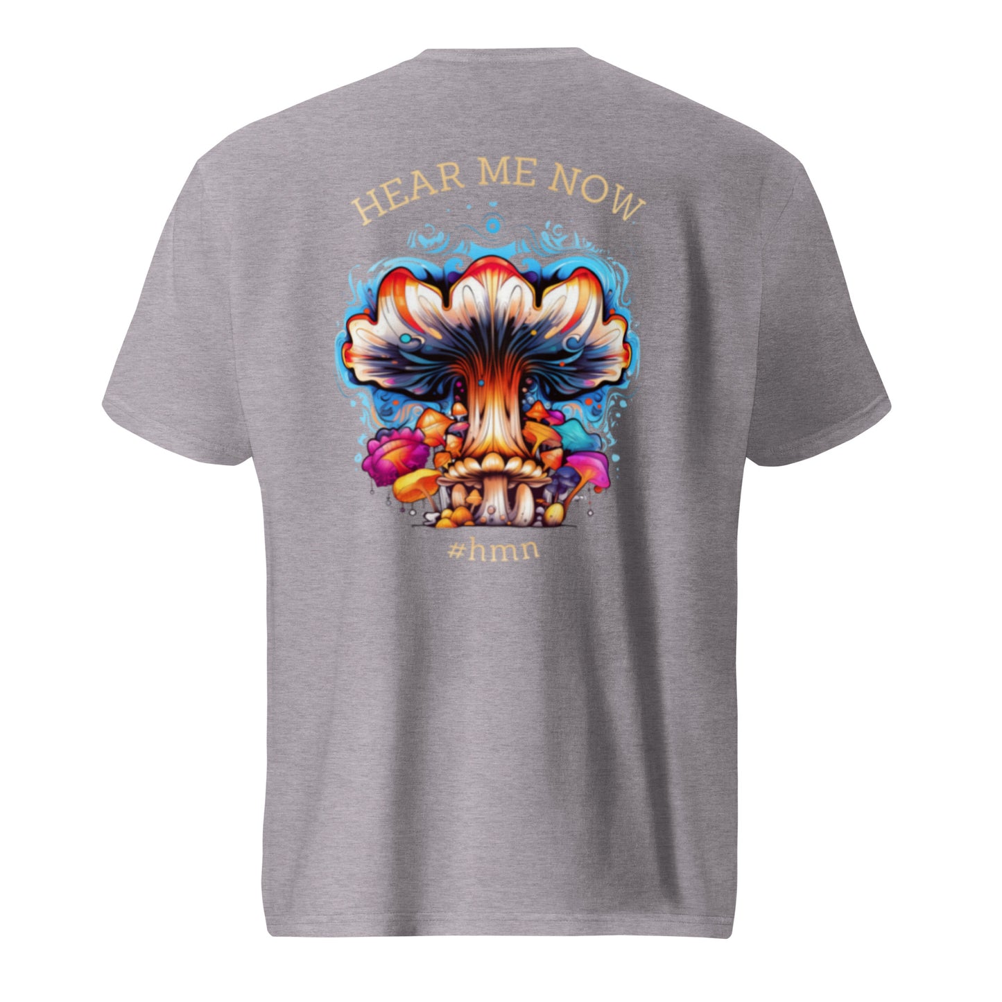 Here me now – Psychedelic Mushroom T-SHIRT by Fungal Drip