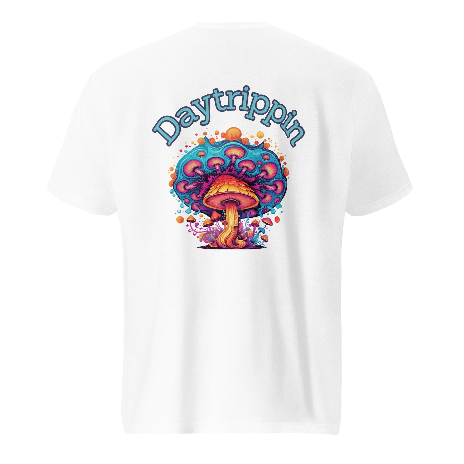 Daytrippin Tee – Psychedelic Mushroom t-shirt by Fungal Drip